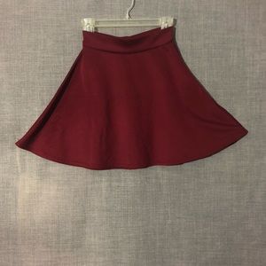 Red Skater Circle Skirt